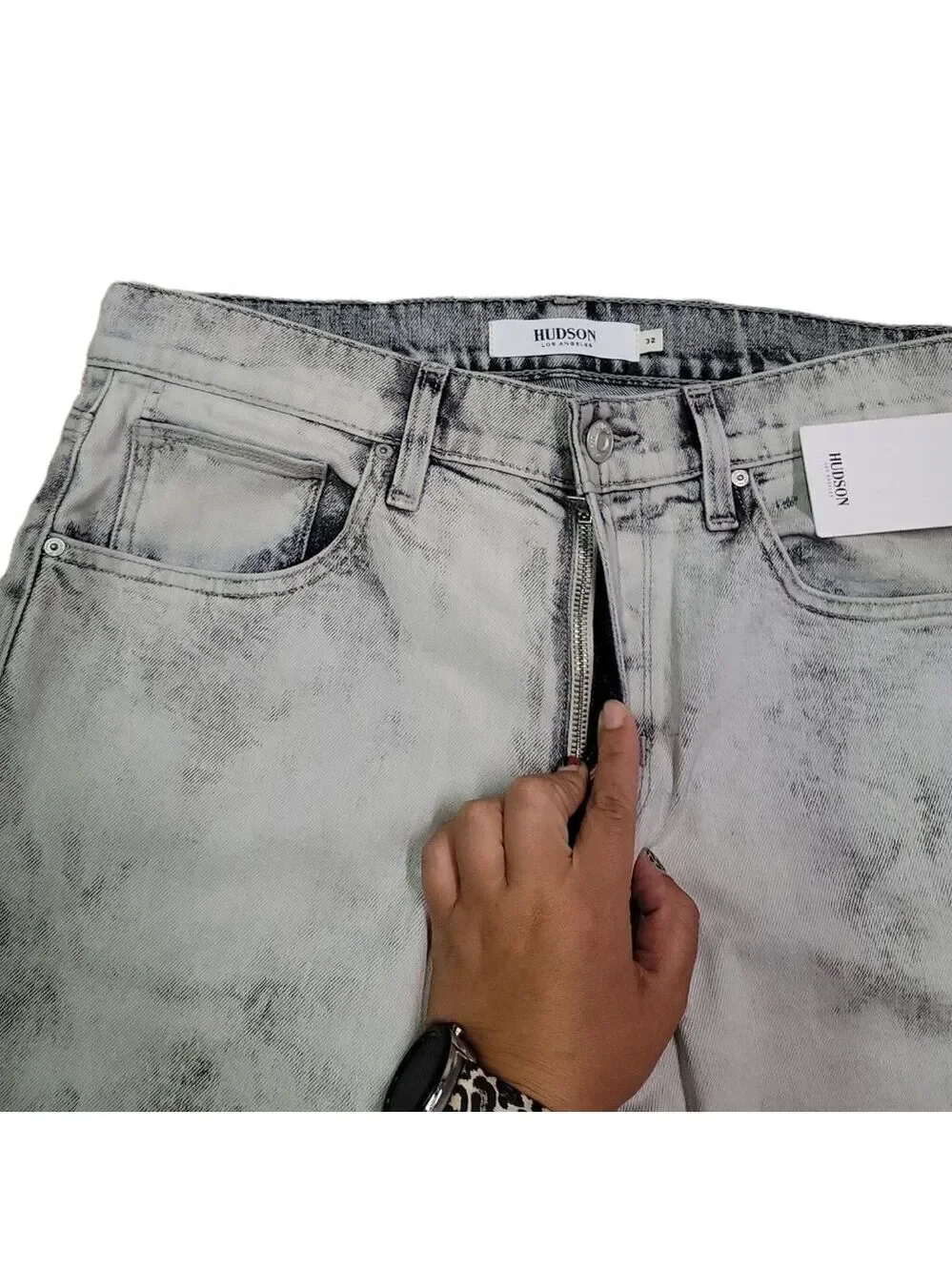 Copy - Hudson Zack Skinny Jean in color Polar